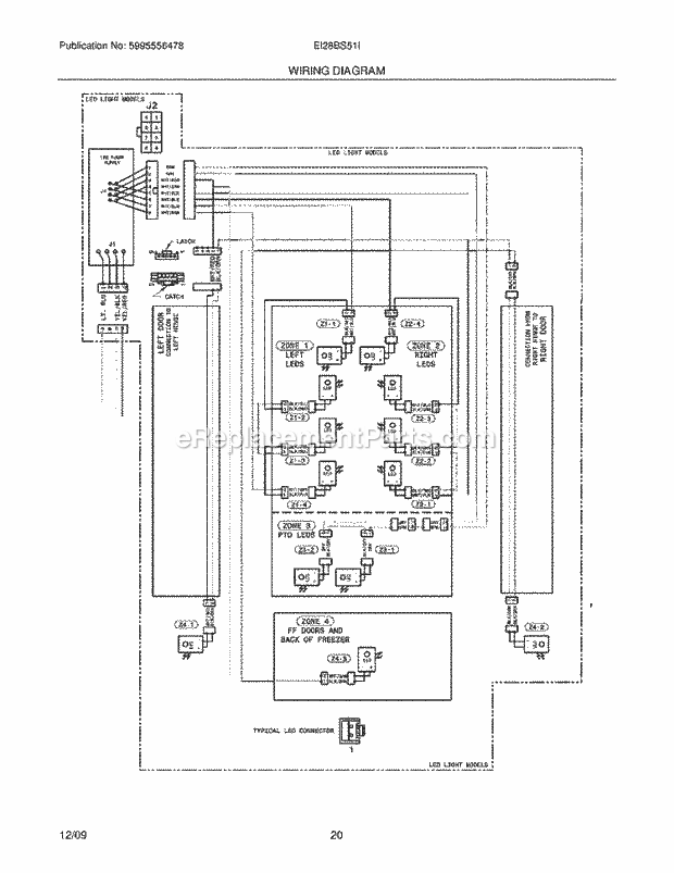 Electrolux EI28BS51IB0 Refrigerator Page I Diagram