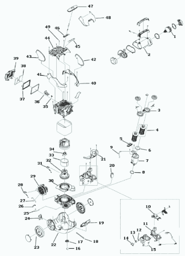 Electrolux EL7055A Canister Vacuum Page B Diagram