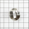 Electrolux Knob,control,stainless,(4) part number: 318242225