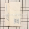 Electrolux PAPER BAG PKG ASSY part number: 57698A