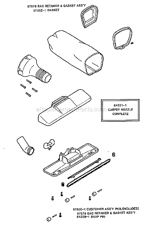 Eureka 172AM Stick Vacuum Page D Diagram