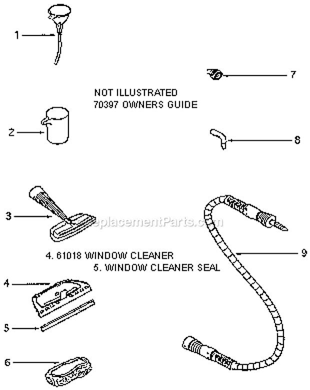 Eureka 350A-1 Hand Steamer Page B Diagram