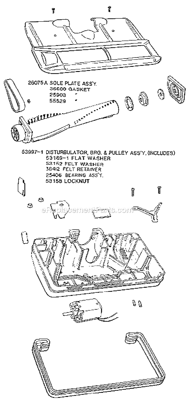 Eureka 3930B Rally Canister Vacuum Page C Diagram