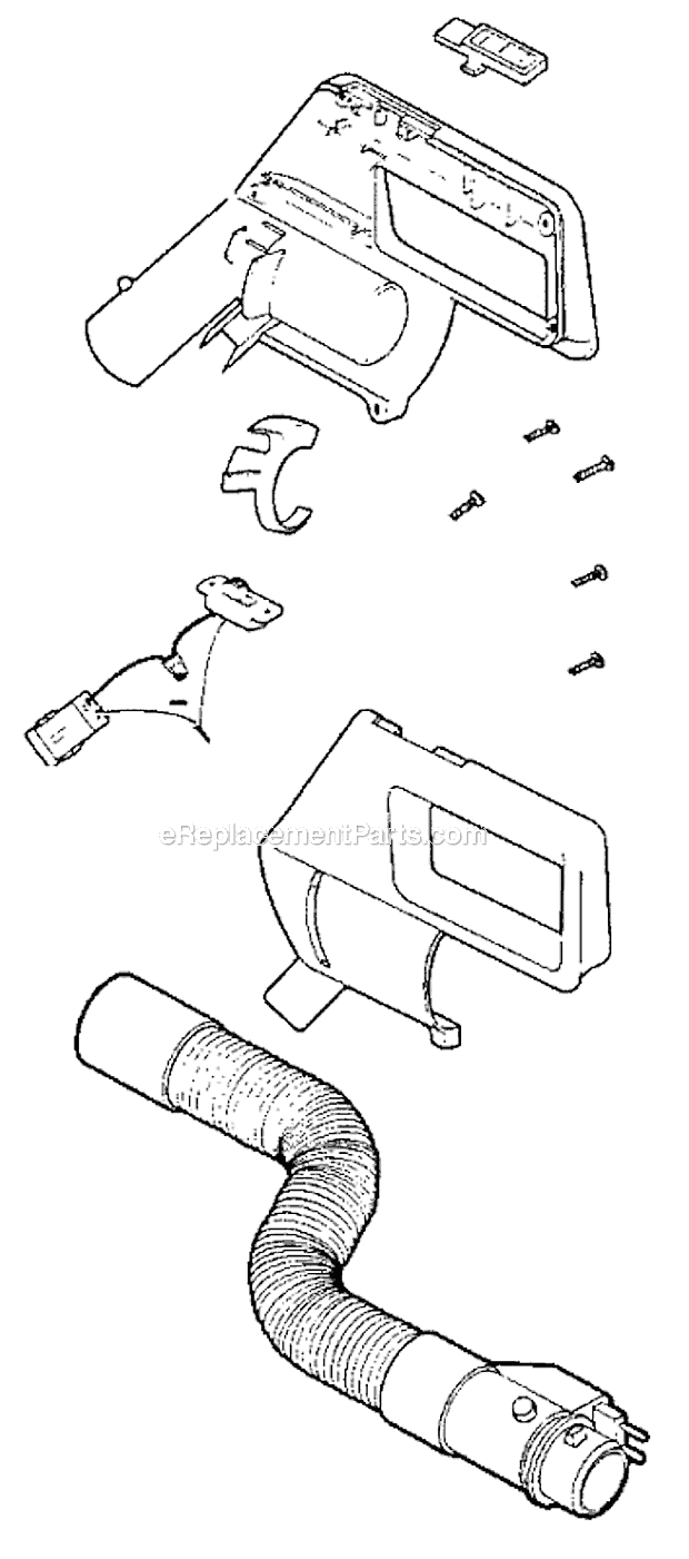 Eureka 3982A Rally Canister Vacuum Page D Diagram