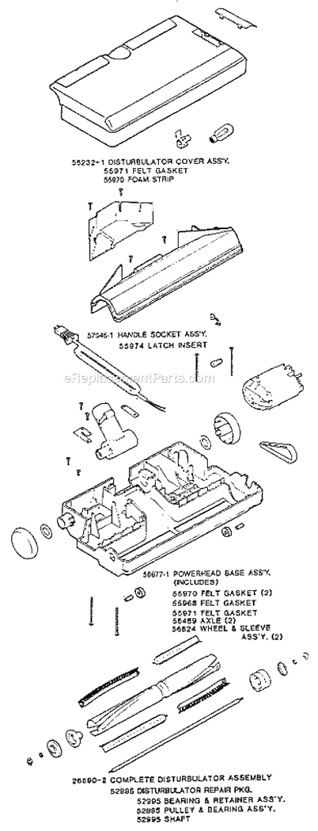Eureka 3987A Rally Canister Vacuum Page C Diagram