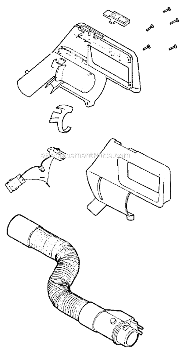 Eureka 3987A Rally Canister Vacuum Page D Diagram