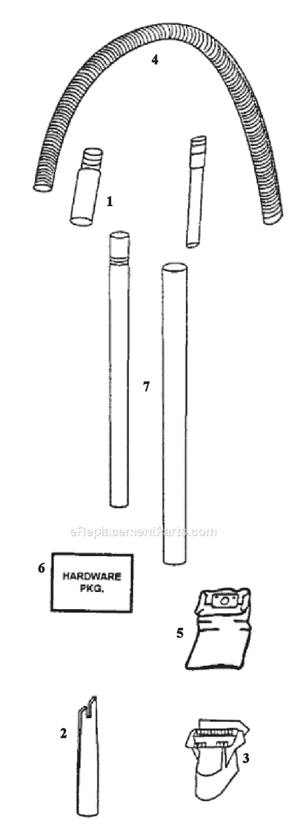 Eureka 4351AT Upright Vacuum Page C Diagram