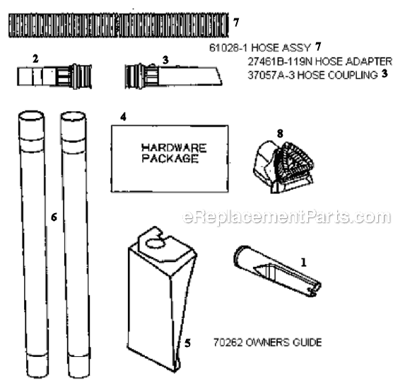 Eureka 4352ET Upright Vacuum Page C Diagram