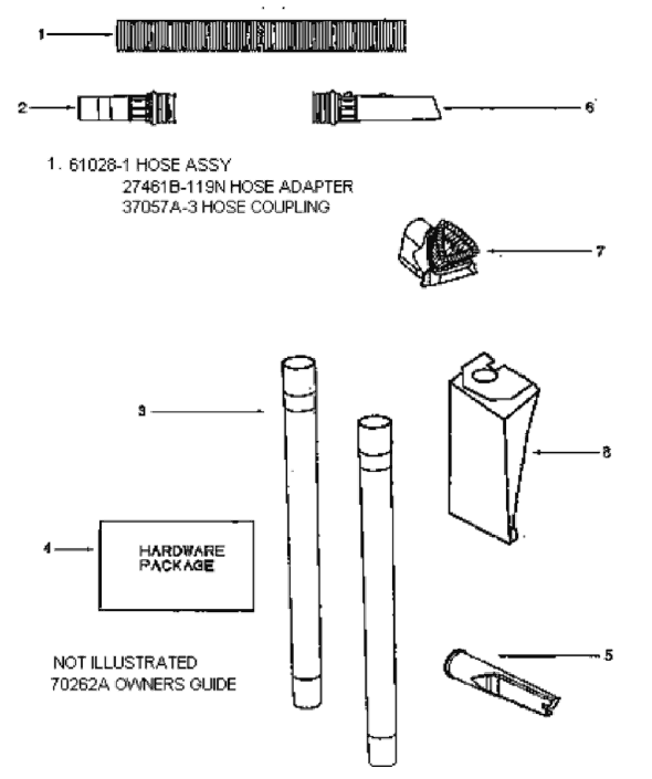 Eureka 4354AT Upright Vacuum Page C Diagram