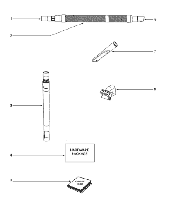 Eureka 4388AT Upright Vacuum Page D Diagram