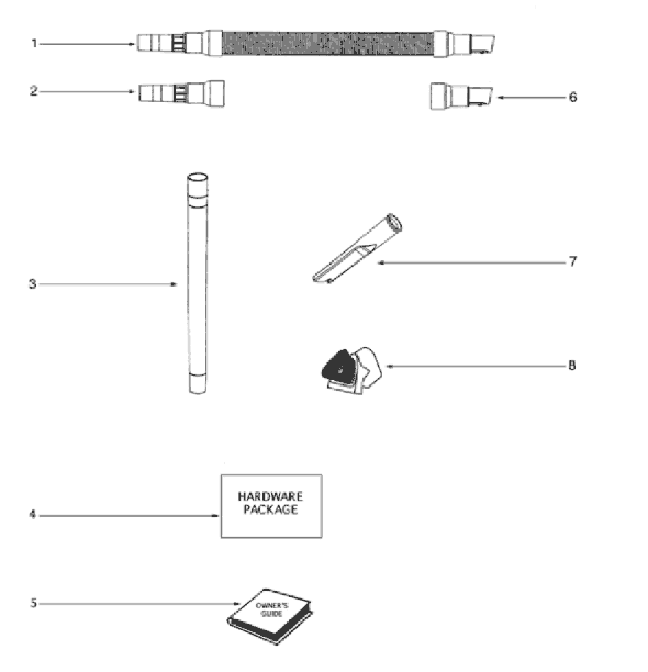 Eureka 4393A Upright Vacuum Page D Diagram