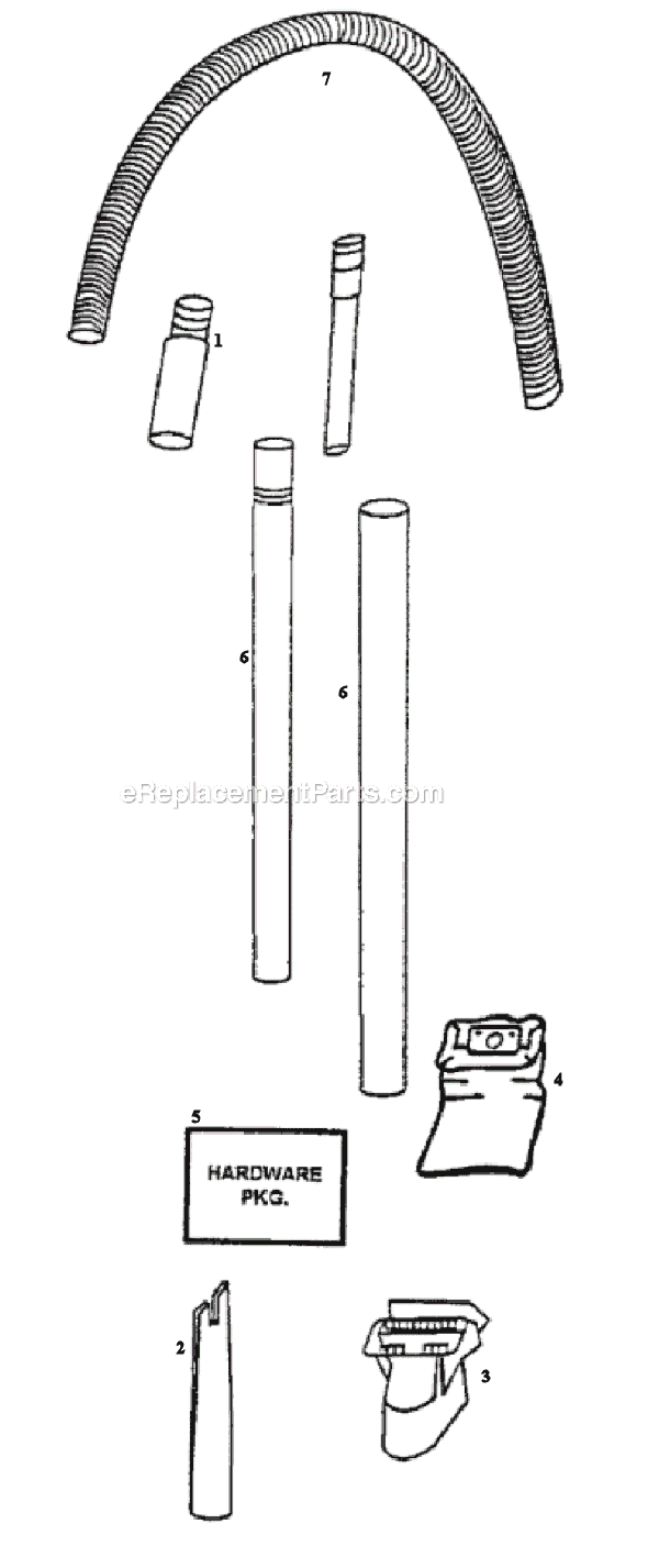 Eureka 4455AT Upright Vacuum Page C Diagram