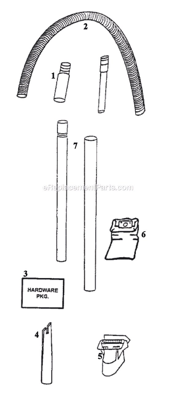 Eureka 4466AT Upright Vacuum Page C Diagram