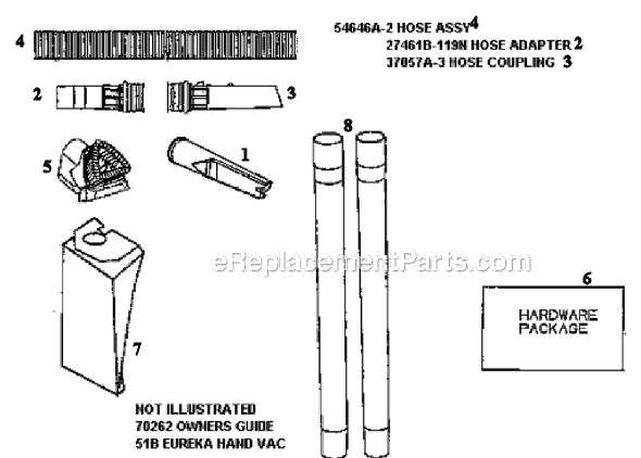 Eureka 4471ATH Upright Vacuum Page C Diagram