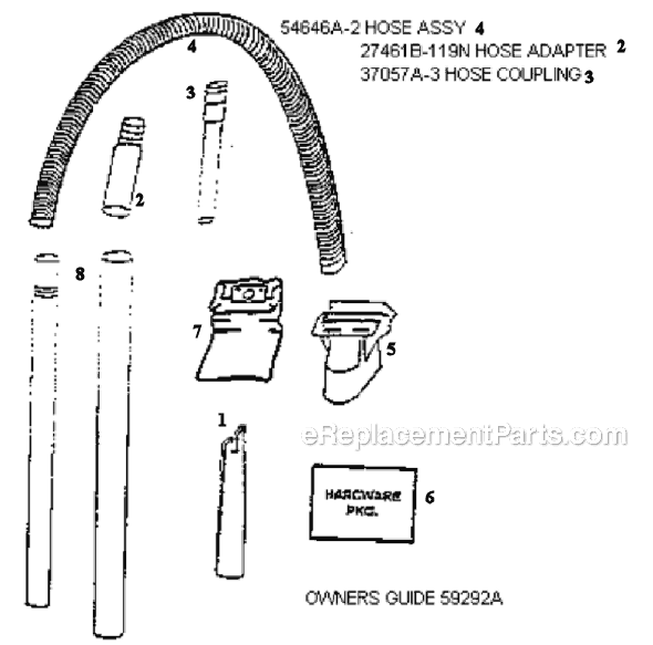 Eureka 4471ATV Upright Vacuum Page C Diagram