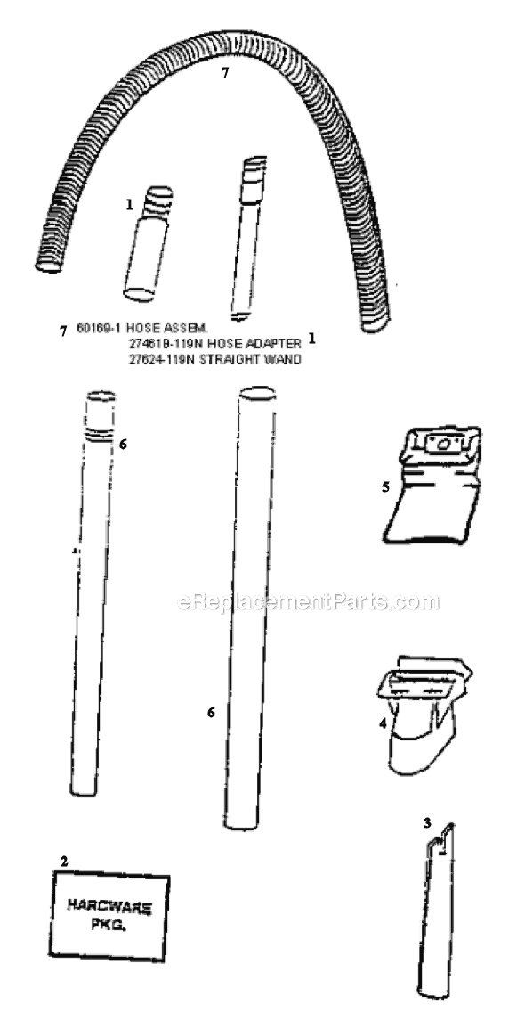 Eureka 4472AT Upright Vacuum Page C Diagram