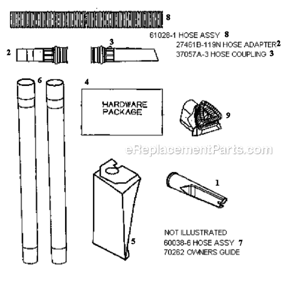 Eureka 4473AT Upright Vacuum Page C Diagram