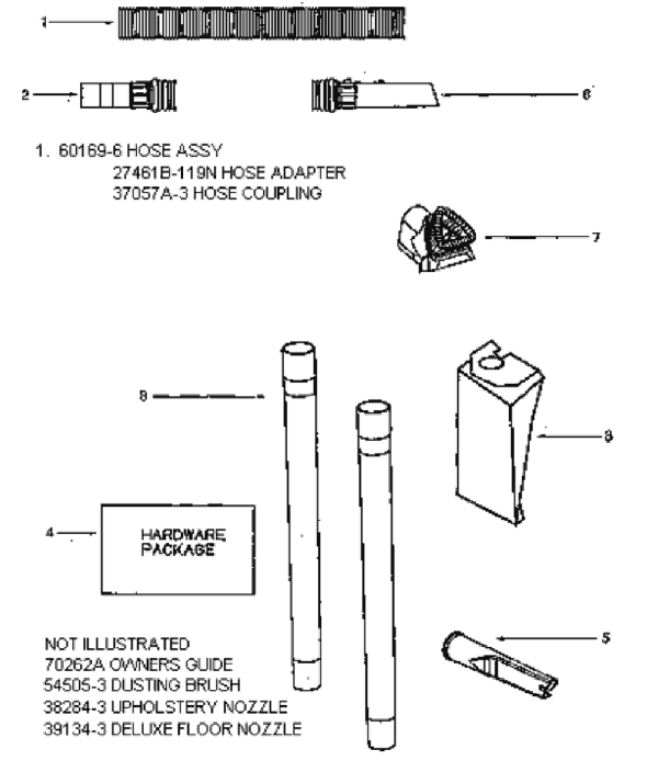 Eureka 4478AT Upright Vacuum Page C Diagram