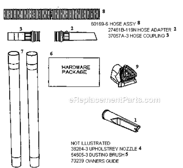 Eureka 4483AT Upright Vacuum Page D Diagram