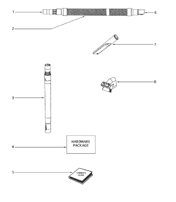 Eureka 4654BT Upright Vacuum Page D Diagram