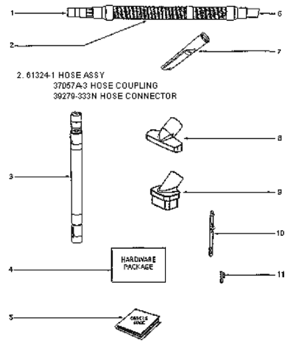 Eureka 4684AT Upright Vacuum Page D Diagram