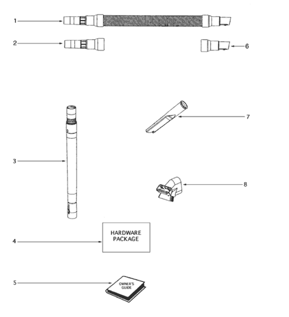 Eureka 4684B Upright Vacuum Page D Diagram