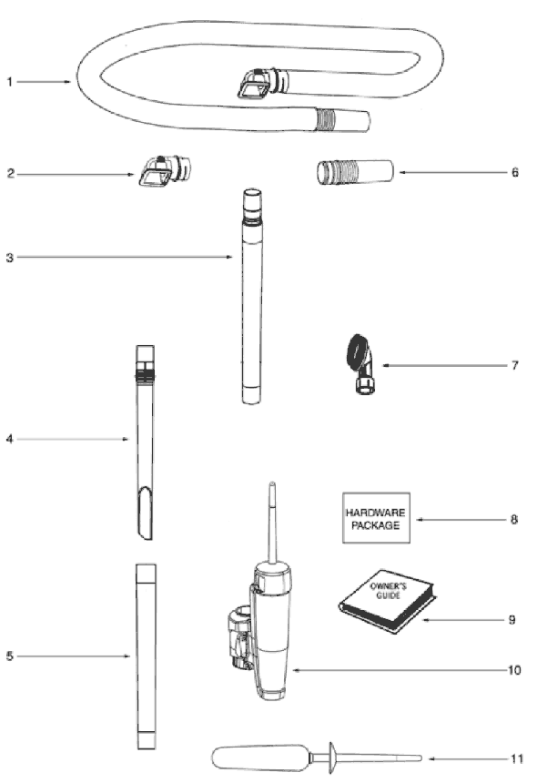 Eureka 5841AV Upright Vacuum Page D Diagram