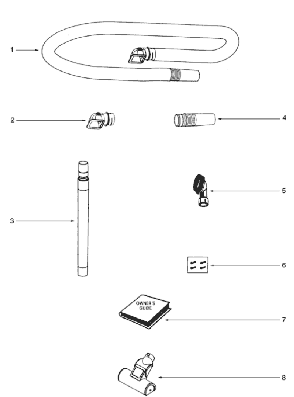 Eureka 5843AV Upright Vacuum Page D Diagram