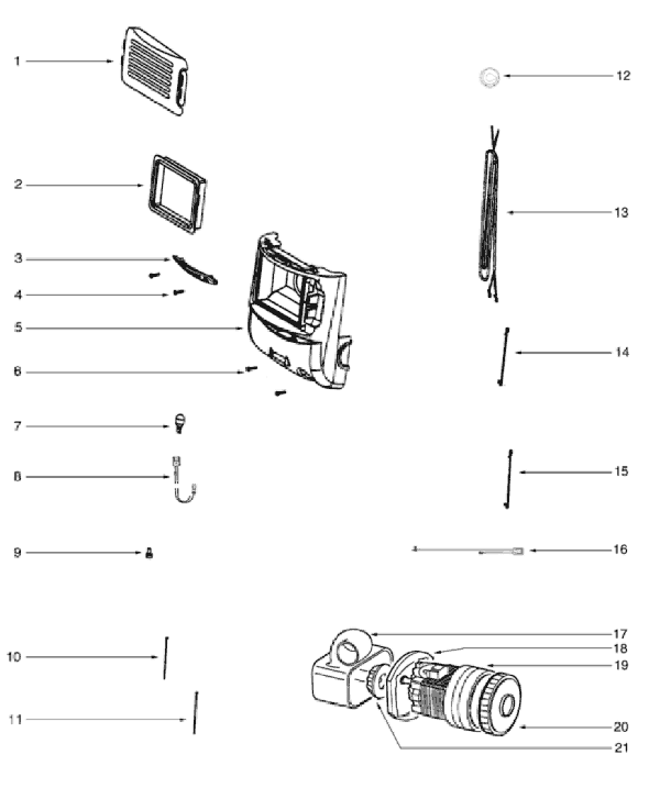 Eureka 6235AT Upright Vacuum Page D Diagram