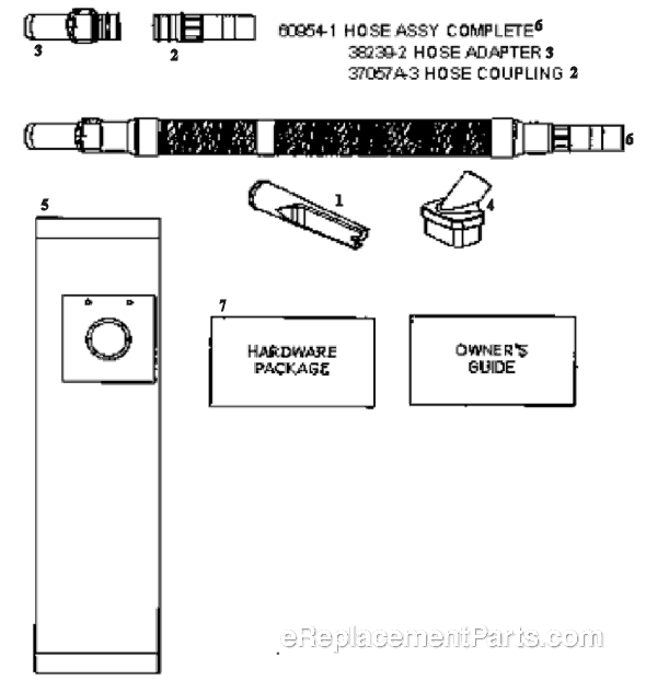 Eureka 7745AT Upright Vacuum Page C Diagram
