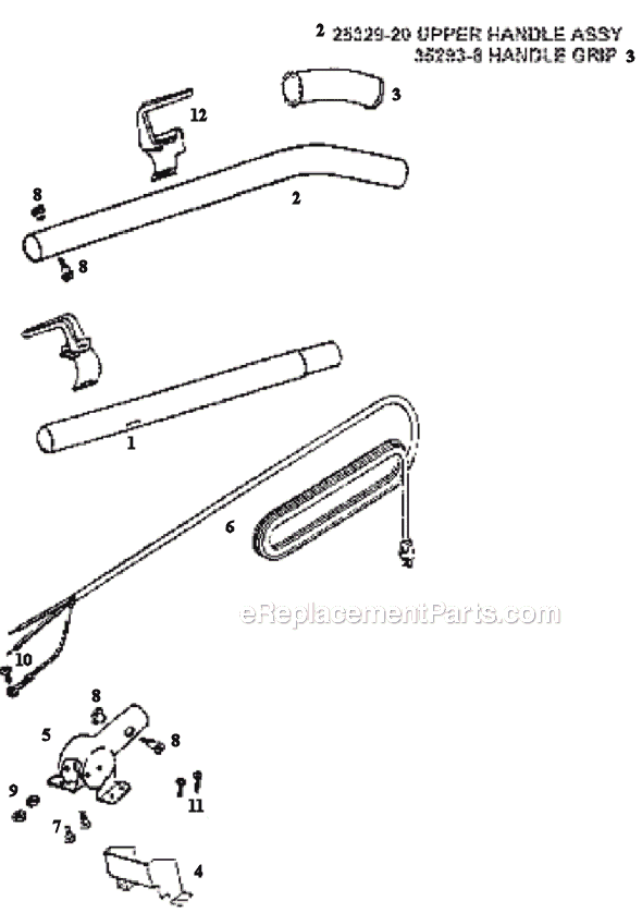 Eureka C2194B Upright Vacuum Page D Diagram