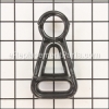 Sanitaire Cord Retainer Hook - Blac part number: 86851