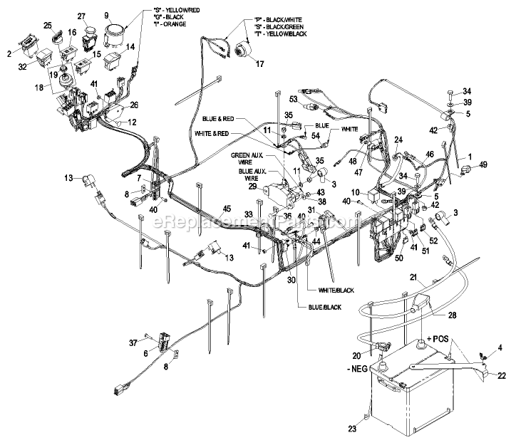 eXmark FR25KD (720000-789999)(2008) Front Runner Diesel Electrical Group Diagram