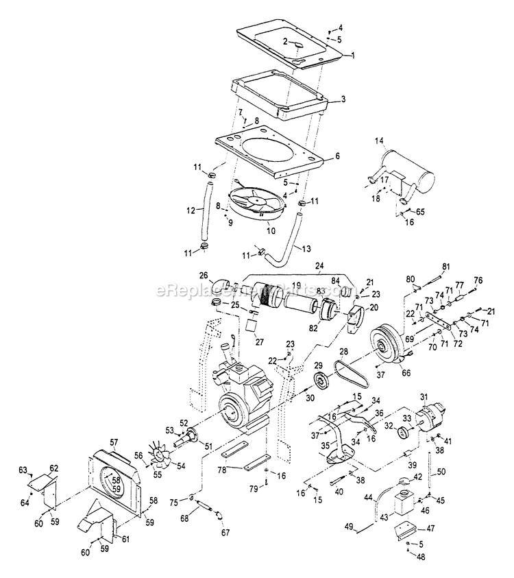 eXmark LZ22LKA523 (220000-251999)(2000) Lazer Z Engine Deck Group (2) Diagram