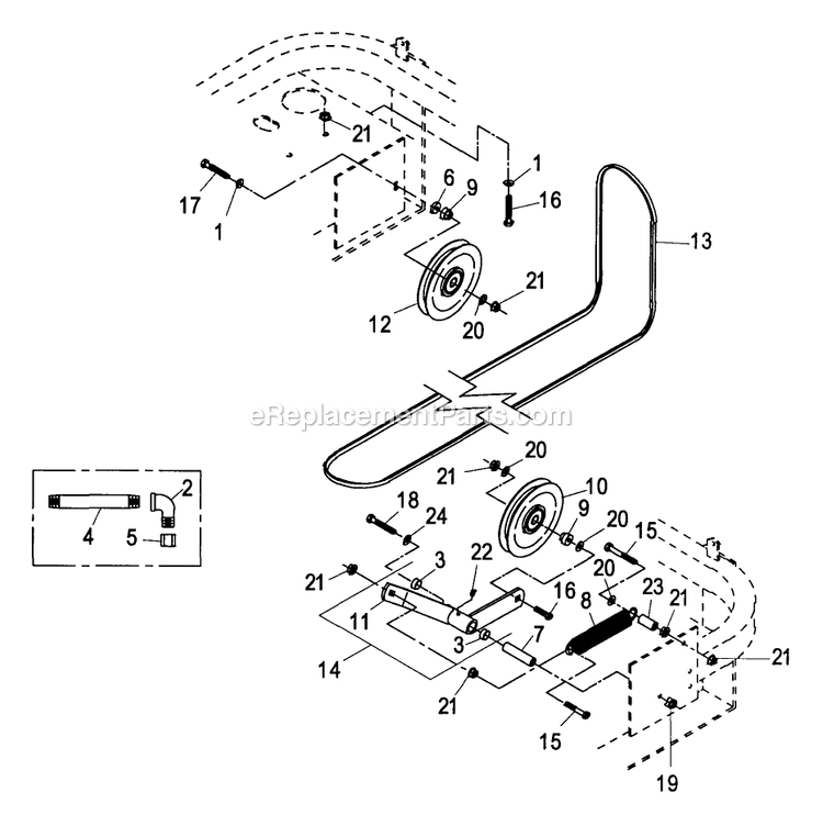 eXmark LZ22LKA523 (252000-259999)(2000 1/2) Lazer Z Engine Deck Group (2) Diagram