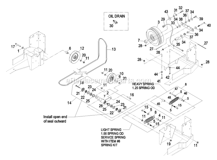 eXmark LZ31BV724 (540000-599999)(2005 1/2) Lazer Z Xs Engine Deck Group Diagram