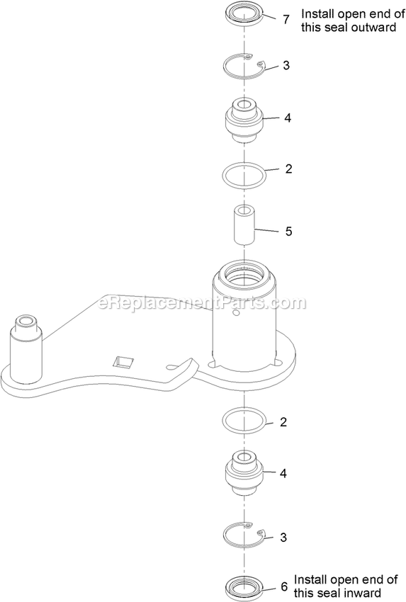 eXmark LZDS902K72RD (313000000-313999999)(2013) Lazer Z Ds-Series Deck Idler Assembly Diagram