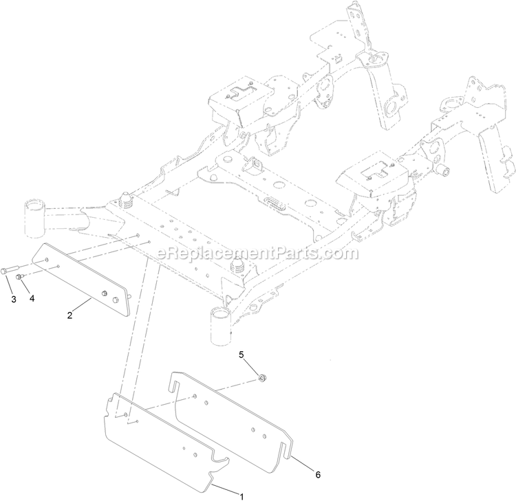 eXmark LZS88CDYM724W0 (402082300-404314158)(2018) Lazer Z S-Series Diesel Weight Assembly Diagram