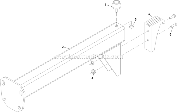 eXmark LZUV3B (408644346-411294211)(2021) Next Lazer Z Ultra Vac Bag Support Frame Assembly Diagram