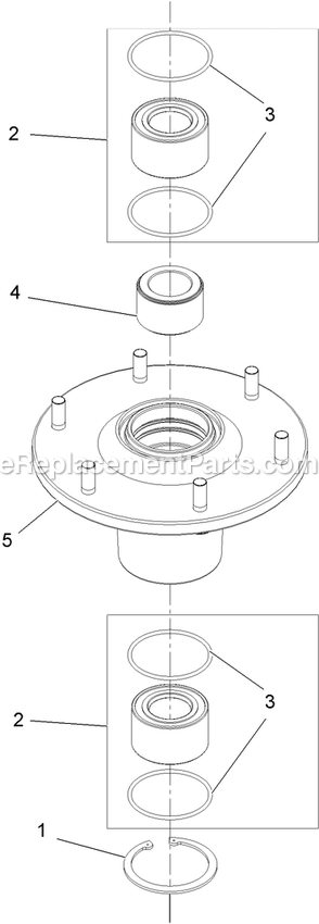 eXmark LZX38KC606 (920000-999999)(2011) Lazer Z X-Series Cutter Housing Assembly Diagram