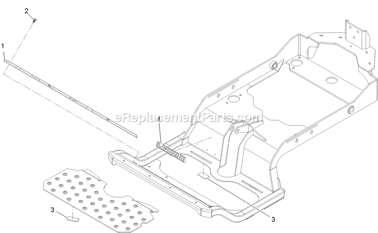 eXmark LZX921GKA606B1 (316000000-399999999)(2016) Lazer Z X-Series Suspension Platform Assembly (2) Diagram