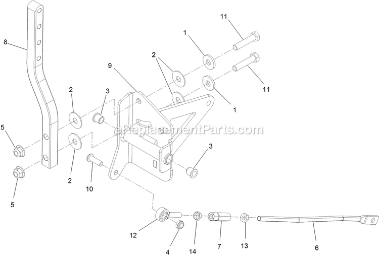 eXmark PNS720GKC523A4 (315000000-315999999)(2015) Pioneer S-Series Rh Motion Control Assembly Diagram
