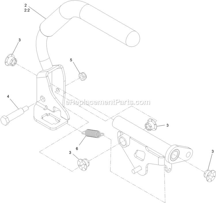 eXmark STE600CKA32300 (406294345-408644345)(2020) Staris E-Series Right Motion Control Assembly Diagram