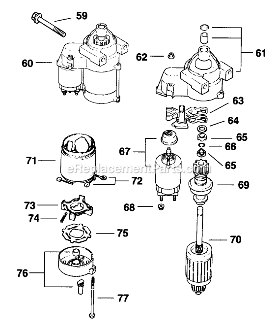 eXmark VH3614KA (130000-149999)(1997) Viking Hydro Starting System (9) Diagram