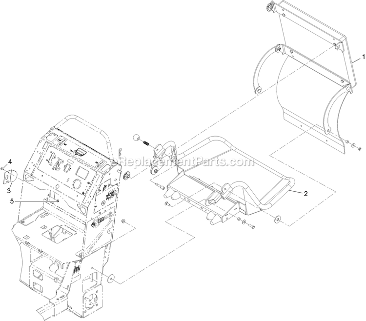 eXmark VT541KA363 (312000000-312999999)(2012) Vantage Platform Assembly (1) Diagram