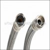 Fluidmaster Water Heater Connector, Braided Stainless Steel part number: B3H18