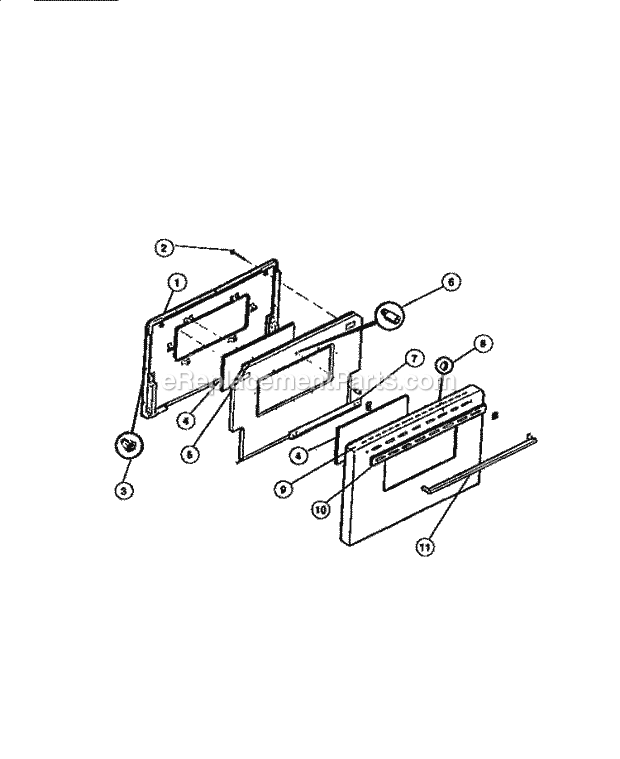 Frigidaire 36-3272-45-08 Tap(V3) / Gas Range Door Parts Diagram