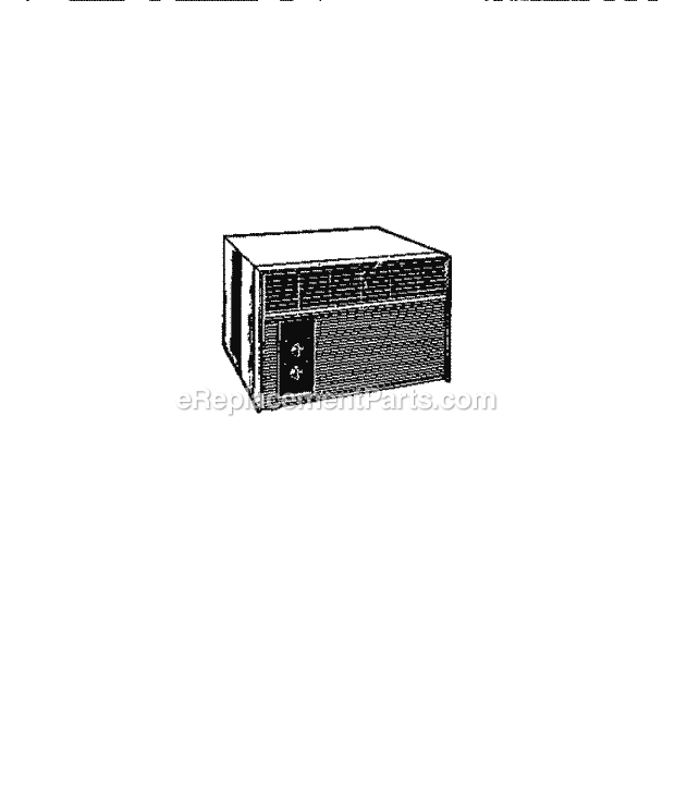 Frigidaire AC06EH7Z1 Wwh(V0) / Room Air Conditioner Page E Diagram