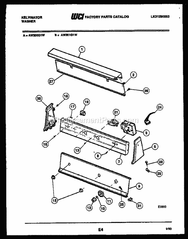 Frigidaire AW300G1T Kel(V2) / 27 