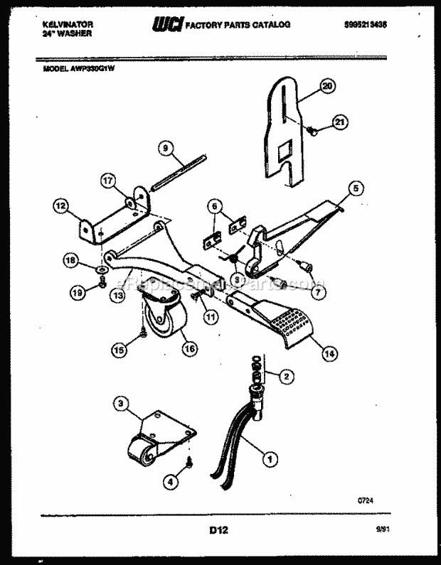 Frigidaire AWP330G1W Kel(V1) / 24 